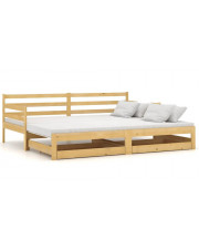 Podwójne łóżko z szufladami - Duet 4X 90 / 180 x 200 cm w sklepie Edinos.pl