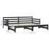 Łóżko Duet 4X czarny wymiary