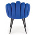 Eleganckie muszelkowe krzesło do salonu Zusi