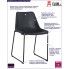 Fotografia Krzesło vintage Melbro - czarne z kategorii Krzesła metalowe czarne