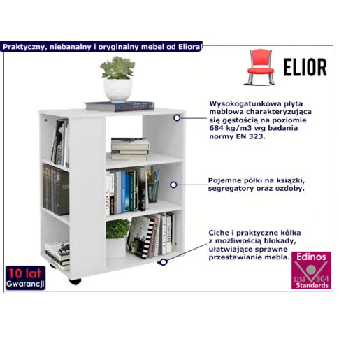 Nowoczesny kontenerek Rabi 3X biały