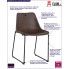Fotografia Krzesło vintage Melbro - brązowe z kategorii Strona główna