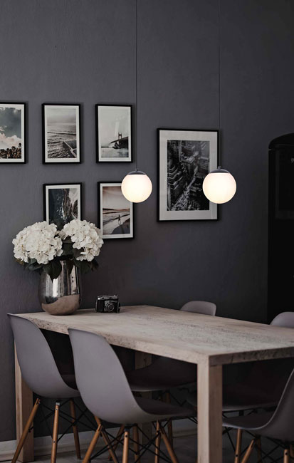 Nowoczesna lampa wisząca szklana kula S799-Glaron