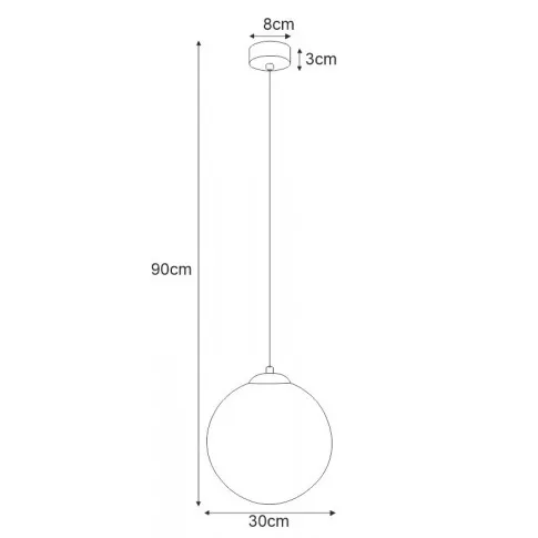 Wymiary lampy S801-Fiva