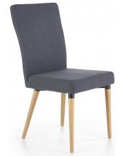 Krzesło drewniane Midler - popielate w sklepie Edinos.pl