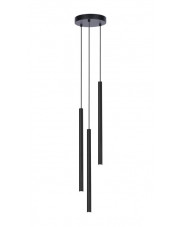 Czarna lampa wisząca sople - S812-Skira