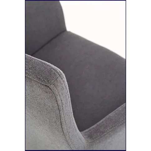 Zdjęcie szare krzesło drewniane do stołu, biurka Lofti | Edinos.pl