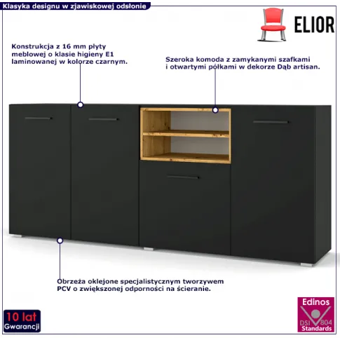 Komoda do salonu Baden 6X