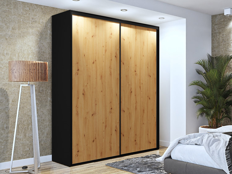 Aranżacja z wykorzystaniem szafy przesuwnej Estori 2X