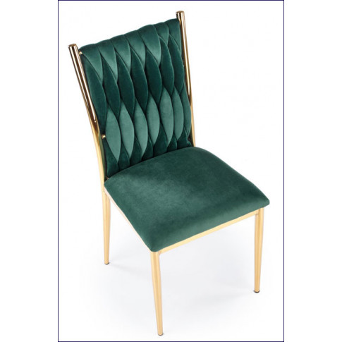 Nowoczesne zielone krzesło Megi