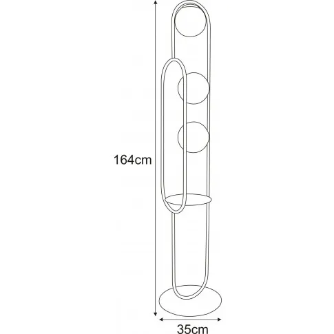 Wymiary lampy S824-Lemoni