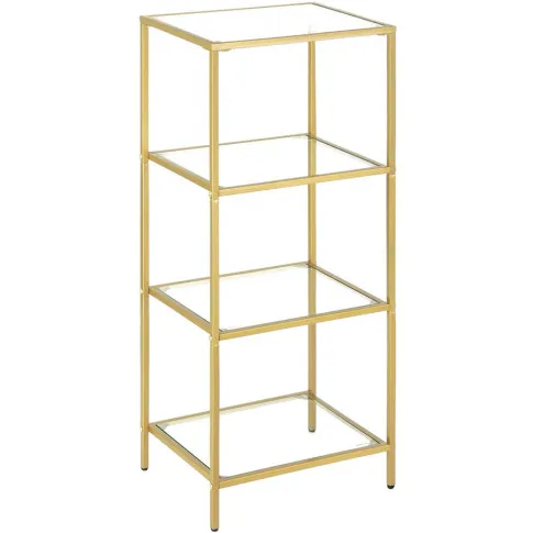 metalowy regał glamour 4 półki resso 4x