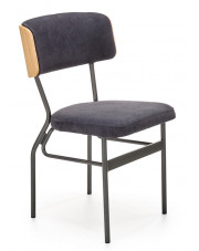 Krzesło tapicerowane w stylu vintage - Vistor 8X w sklepie Edinos.pl