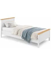 Skandynawskie pojedyncze łóżko z materacem - SO-08 w sklepie Edinos.pl