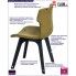 Fotografia Krzesło vintage Duno - ciemnozielone z kategorii Fotele wypoczynkowe