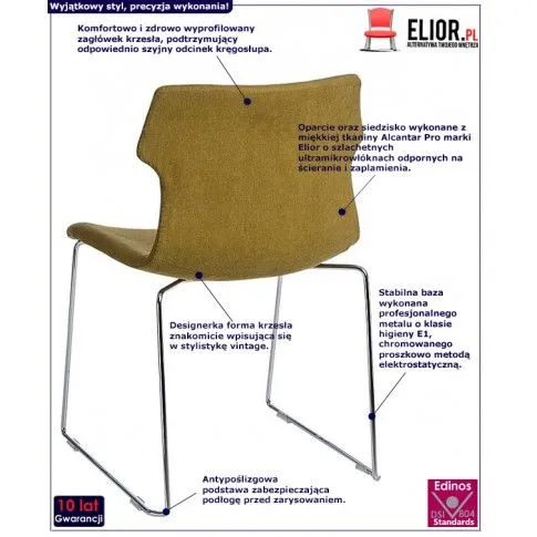 Fotografia Krzesło vintage Zoruma - ciemnozielone z kategorii Fotele wypoczynkowe