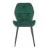 Zielone tapicerowane krzesło Laros