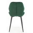 Zielone krzesło do salonu Laros