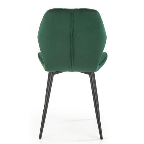Zielone krzesło do salonu Laros