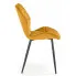 Zolte nowoczesne krzeslo Laros