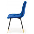 Niebieskie krzesło do salonu Vimo