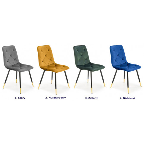 Dostępne kolory krzesła Vimo