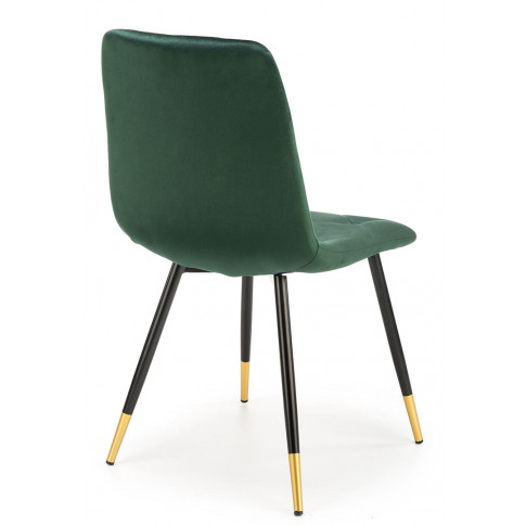 Zielone nowoczesne krzesło Vimo