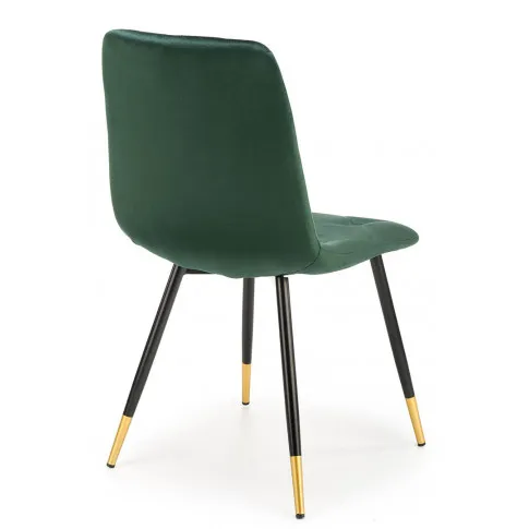 Zielone nowoczesne krzesło Vimo