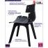 Fotografia Krzesło Mulbry - czarne z kategorii Krzesła