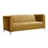 Pikowana sofa welurowa Klera 3X - 9 kolorów