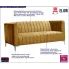 Nowoczesna sofa welurowa Klera 3X