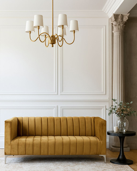 Nowoczesna pikowana sofa Romes 3X