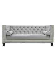 Pikowana sofa 2-osobowa glamour Nala 3X - 16 kolorów w sklepie Edinos.pl