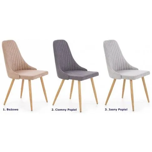 Szczegółowe zdjęcie nr 4 produktu Krzesło tapicerowane ciemny popiel - Bueno
