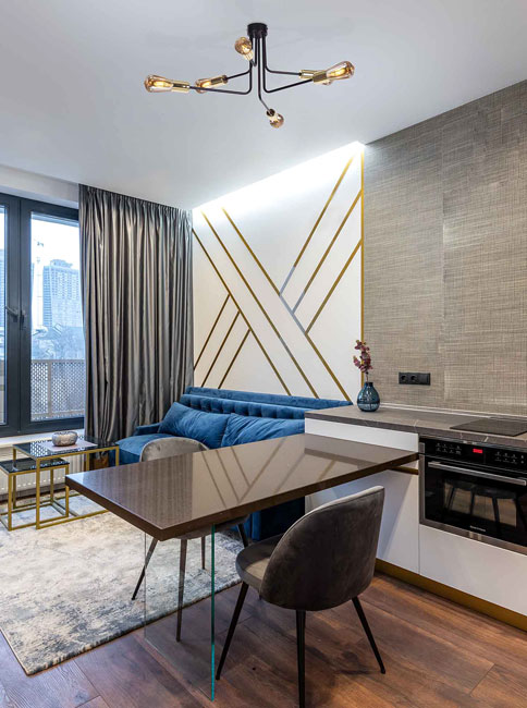 Nowoczesna lampa sufitowa z giętymi ramionami S829-Otrava