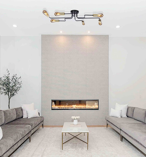 Industrialna lampa sufitowa z sześcioma ramionami S830-Otrava