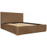 Welurowe łóżko z pojemnikiem na pościel 180x200 Groban - 30 kolorów