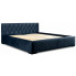 Pikowane łóżko z pojemnikiem na pościel Morgana 160x200 - 30 kolorów