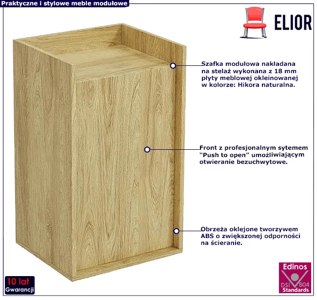 Szafka modułowa hikora naturalna Horizonte 9X