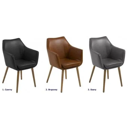 Zdjęcie fotel Cali 2X szary do kawiarni | Edinos.pl