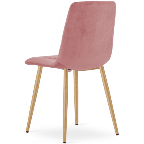 wlurowe krzeslo metalowe kuchenne komplet 4 szt roz fabiola 3x