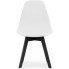 4x białe skandynawskie krzesło do salonu lajos 3x