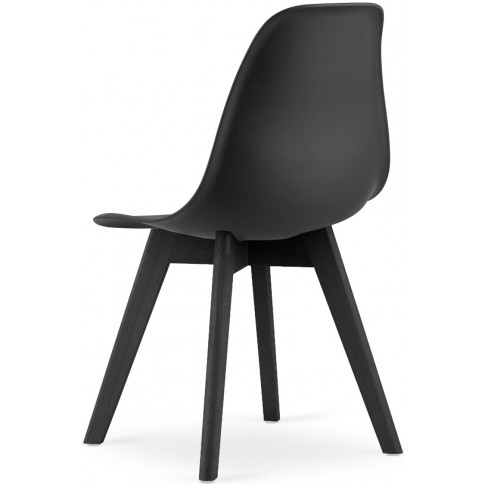 4x czarne nowoczesne krzesło kuchenne lajos 3x