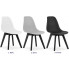 kolory kompletu krzeseł skandynawskich 4szt lajos 3x