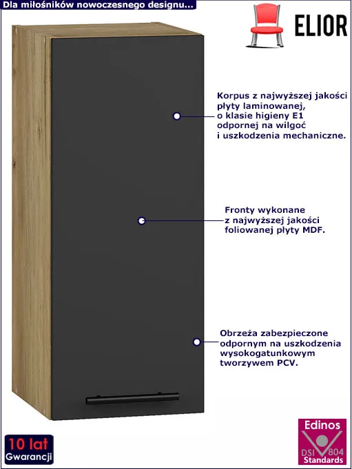 Szafka górna Limo 20X antracyt