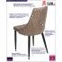 Fotografia Krzesło Carano - brązowe z kategorii Krzesła tapicerowane