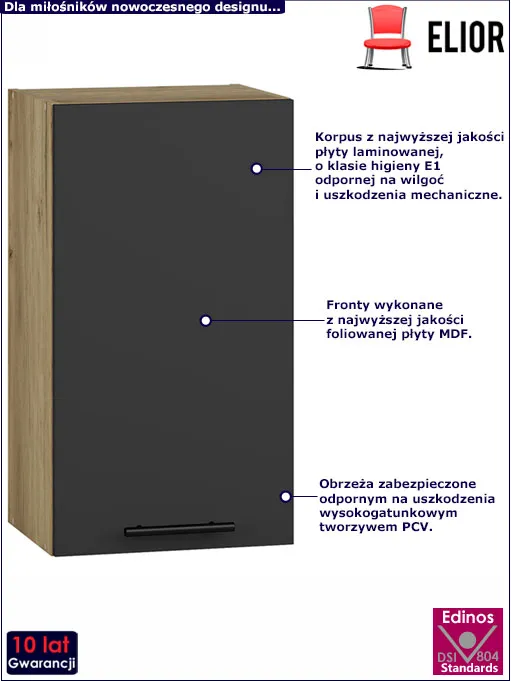 Szafka górna Limo 21X antracyt