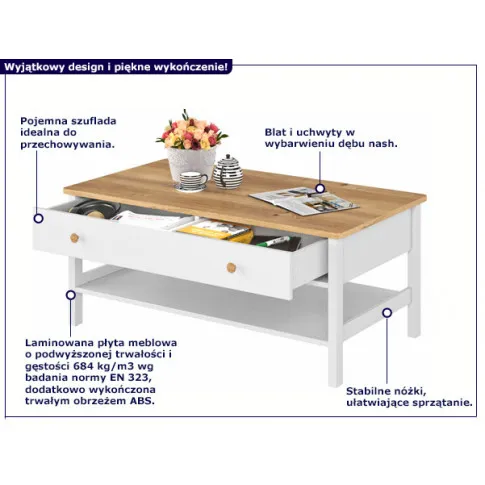 Ława z szufladą Story SO 15