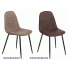Szczegółowe zdjęcie nr 4 produktu Krzesło Tulio - brązowe
