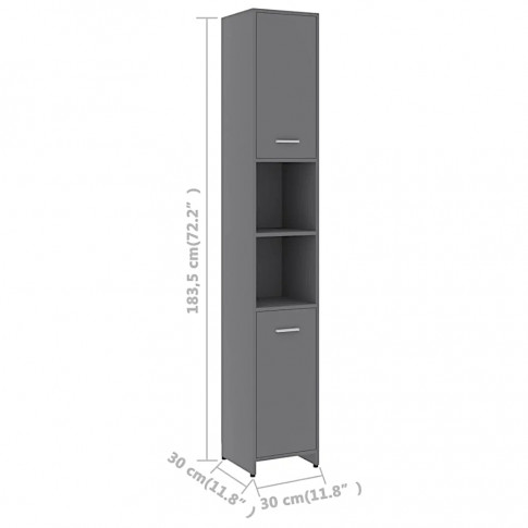 Duża szafka łazienkowa Lucena 7X